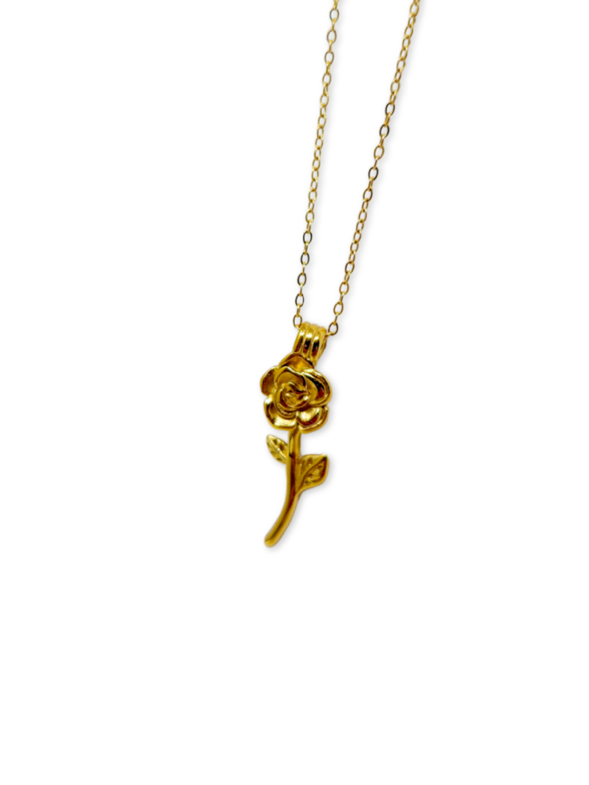 Collana Girocollo "Rosa con spine"