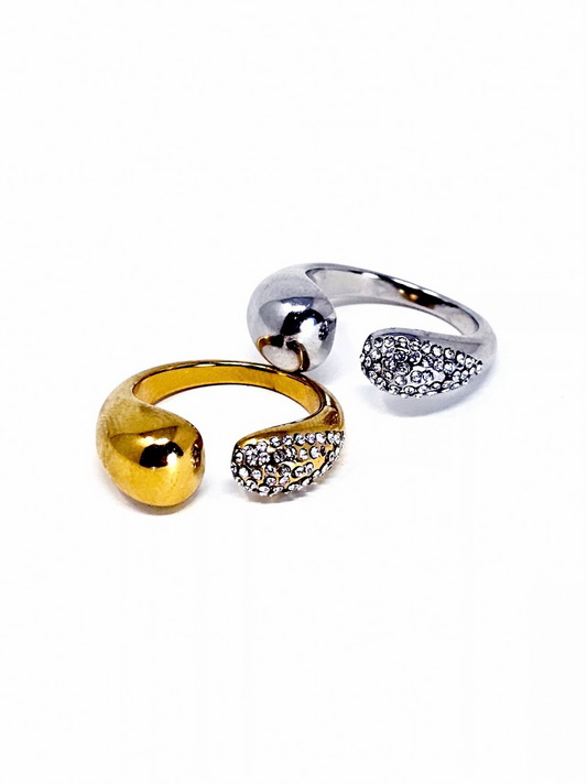 Anello Regolabile "Little Drops" Gold o Silver