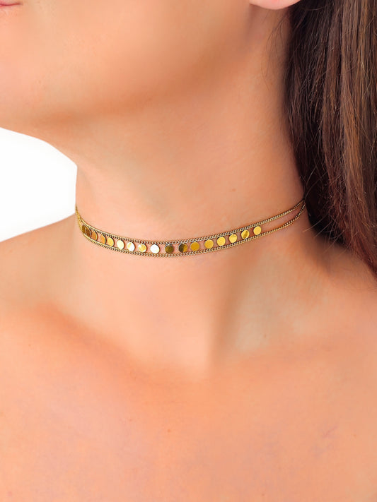 Choker/Girocollo "Lumina Chain" Gold o Silver