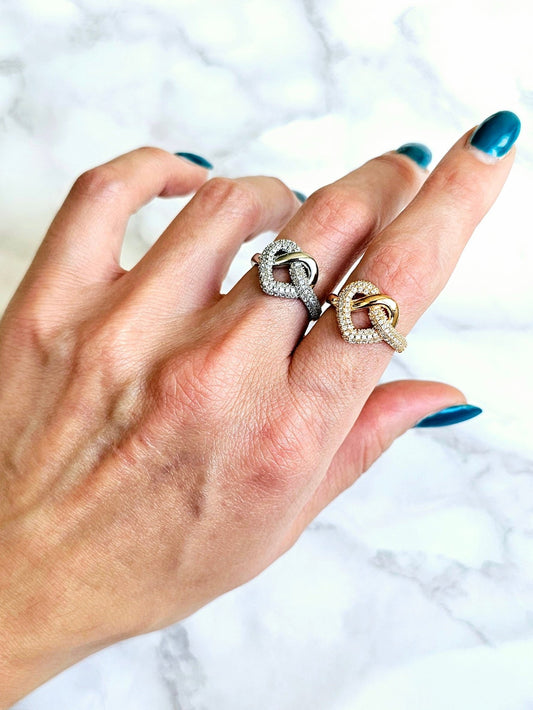 Anello Regolabile "Infinity Love" Rose Gold o Silver - 333HOPE333