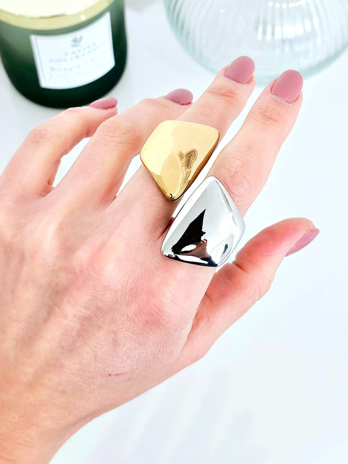 Anello Regolabile "Monolith" Gold o Silver - 333HOPE333