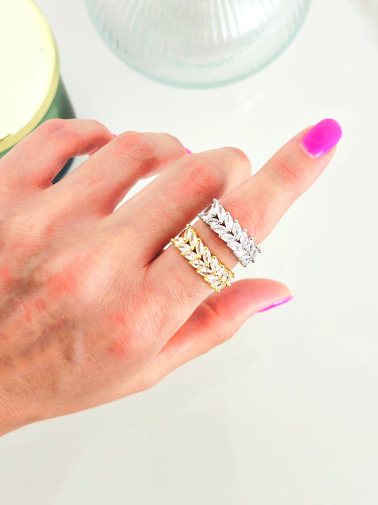 Anello Regolabile "Rowan" Gold o Silver - 333HOPE333