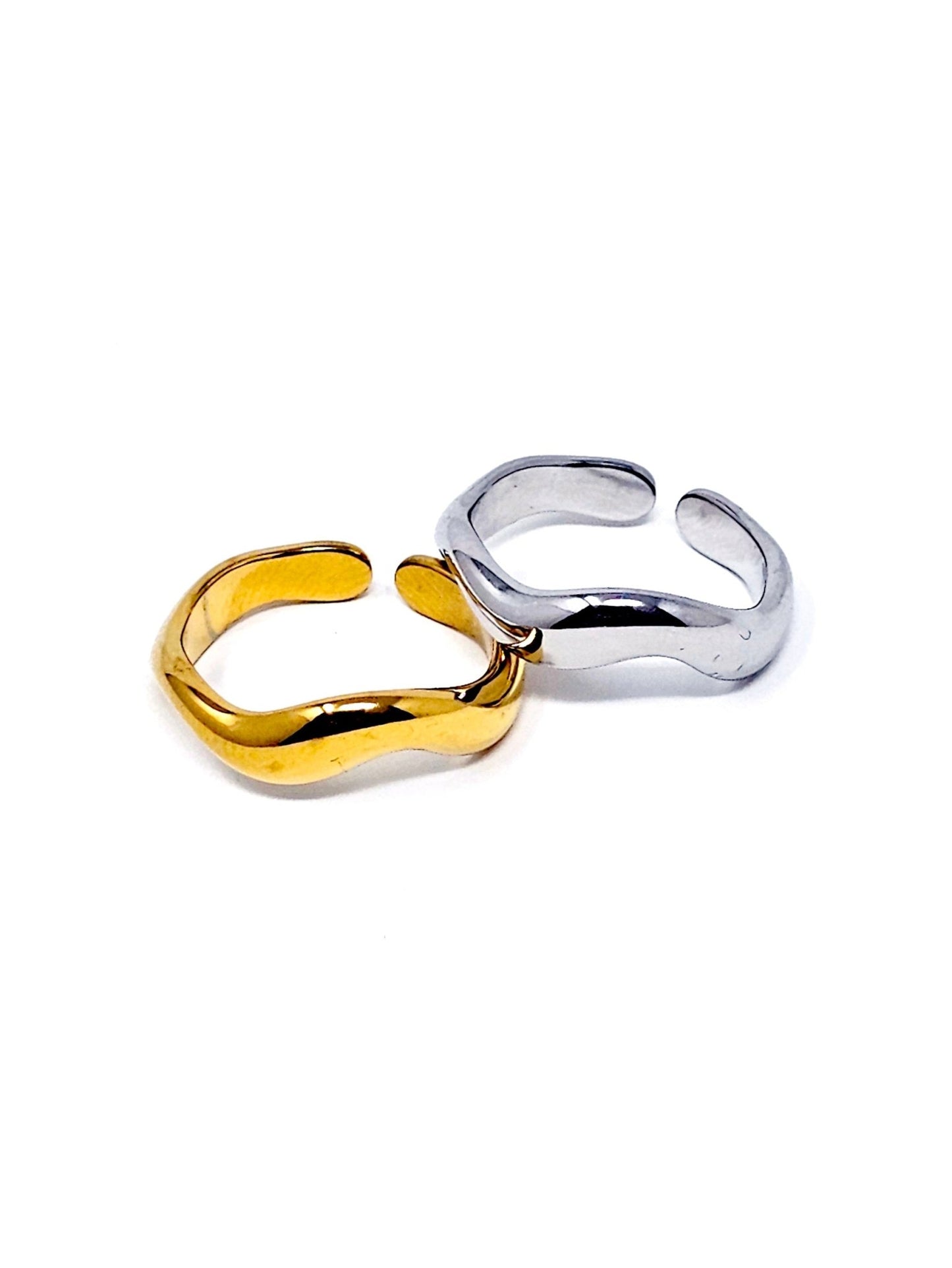 Anello Regolabile "Waves" Gold o Silver - 333HOPE333