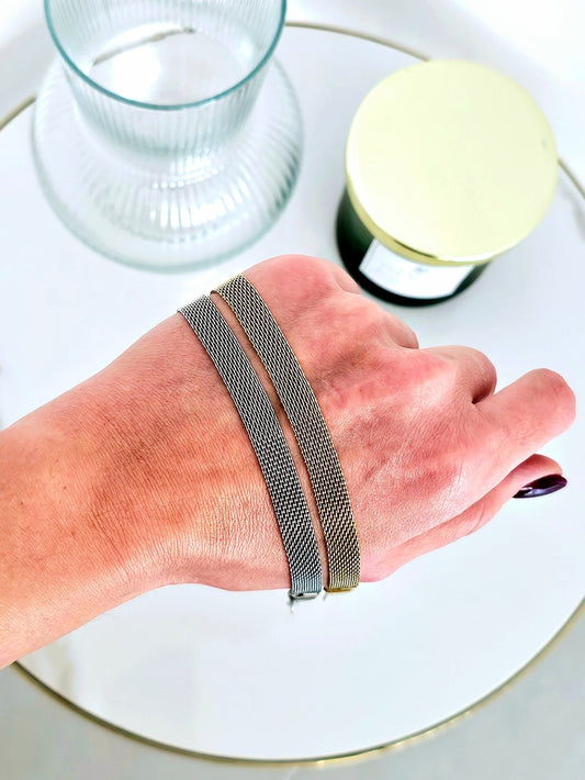 Bracciale "Metal Silk” Gold o Silver - 333HOPE333