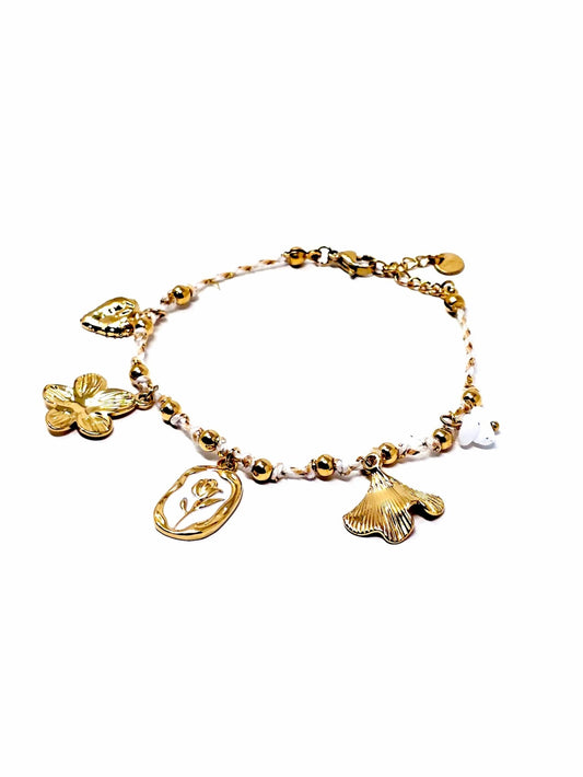 Bracciale "Tulipano" Bianco - 333HOPE333