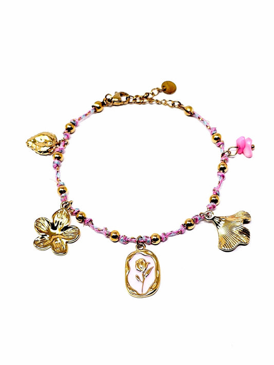 Bracciale "Tulipano" Rosa - 333HOPE333