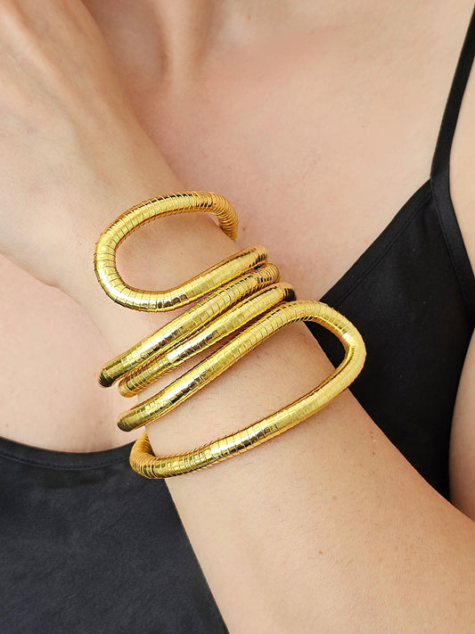 Bracciale/Collana Modellabile "Snake" Gold - 333HOPE333