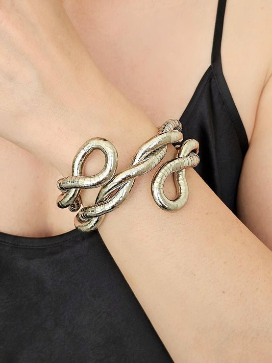 Bracciale/Collana Modellabile "Snake" Silver - 333HOPE333