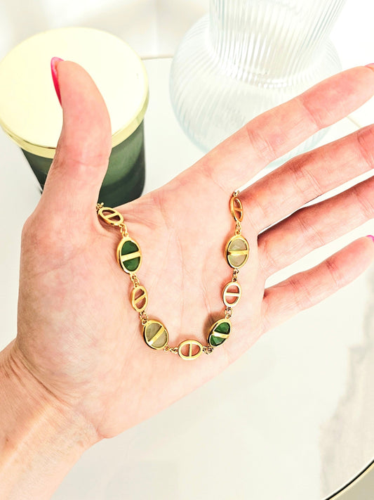 Cavigliera "Portofino" Smeraldo - 333HOPE333