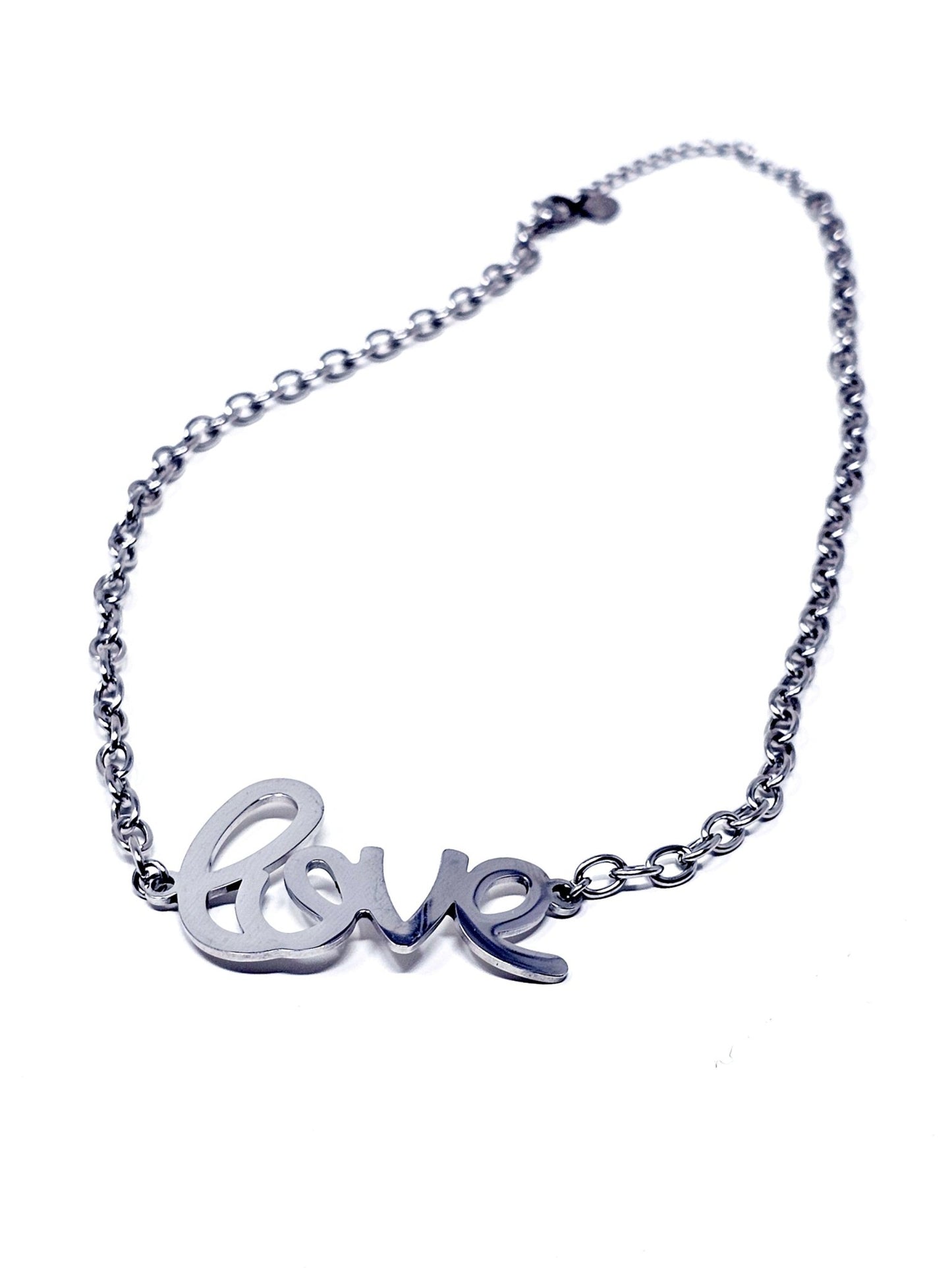 Choker/Girocollo "Love" Silver - 333HOPE333