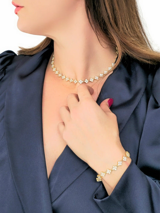 Choker/Girocollo "Vintage" Gold - 333HOPE333