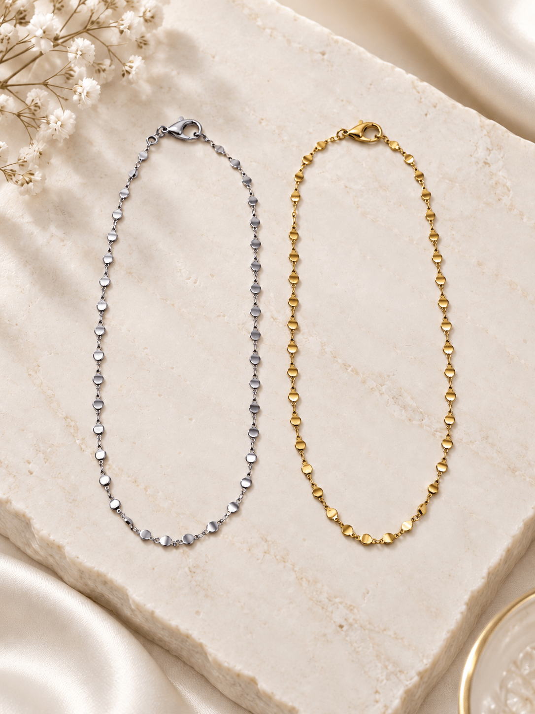 Collana "Dots" Gold o Silver - 333HOPE333