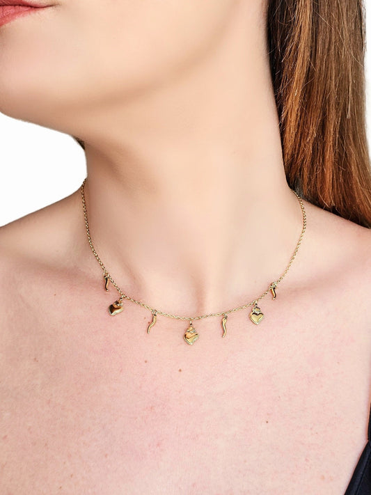 Collana Girocollo "Amuleti" Gold - 333HOPE333