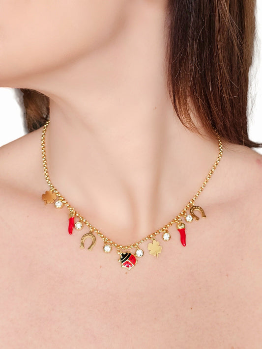 Collana Girocollo "Fortuna" Gold - 333HOPE333