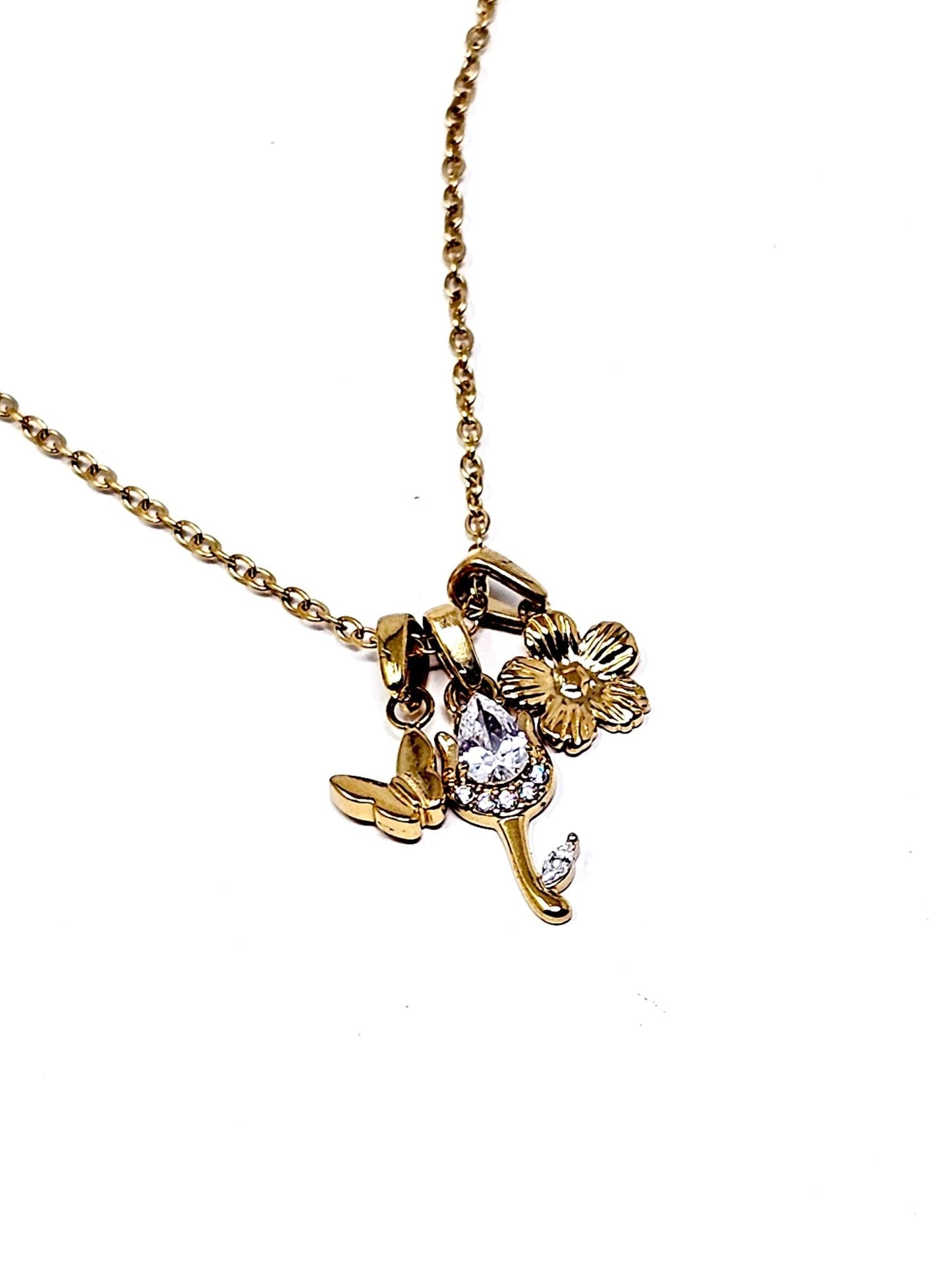 Collana Girocollo "Tulipano Light" Gold - 333HOPE333