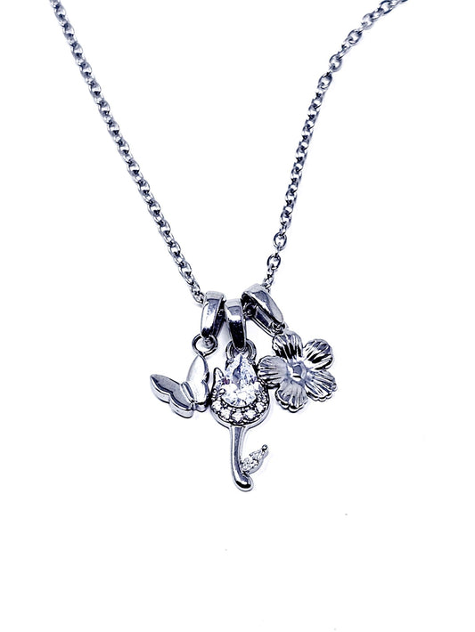 Collana Girocollo "Tulipano Light" Silver - 333HOPE333