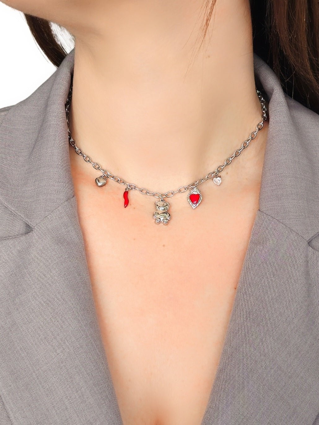 Collana "Lucky Teddy" Silver - 333HOPE333