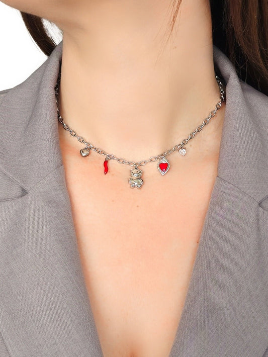 Collana "Lucky Teddy" Silver - 333HOPE333