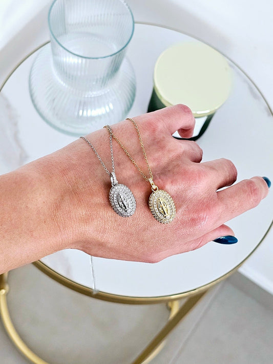 Collana "Madonnina Bombata" Gold o Silver - 333HOPE333