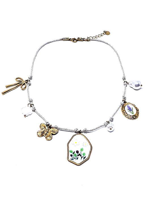 Collana "Primavera" Bianco - 333HOPE333