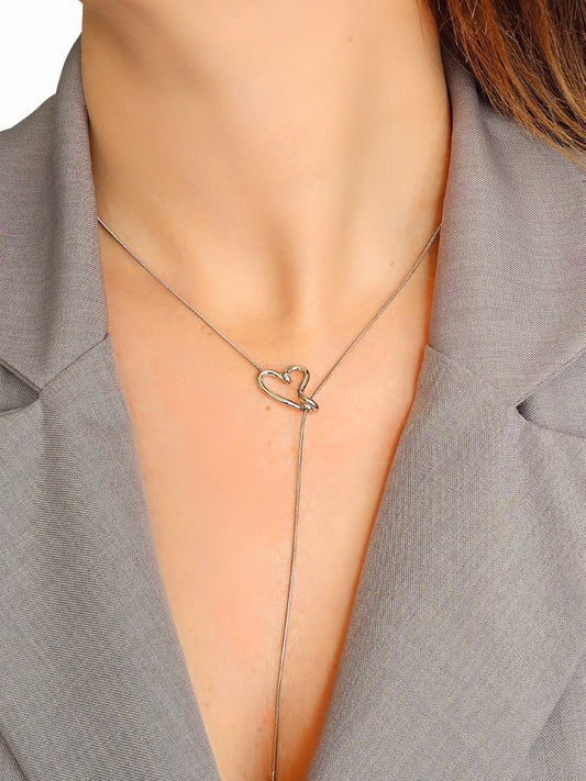 Collana Saliscendi "Infinity Love" Silver - 333HOPE333