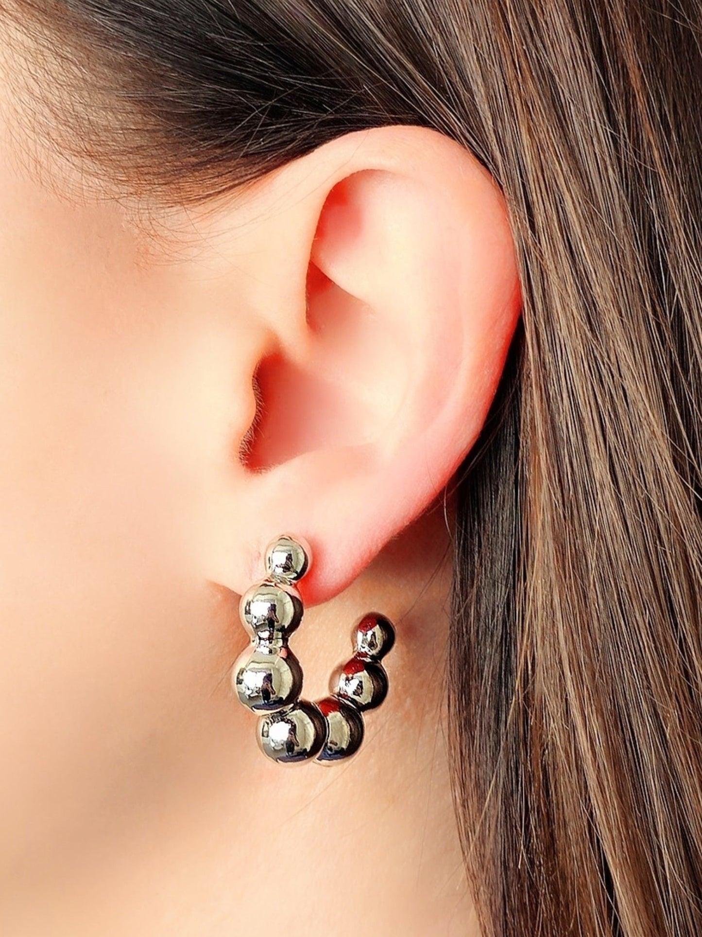 Coppia di Cerchi "Ilary Degradé” Silver - 333HOPE333