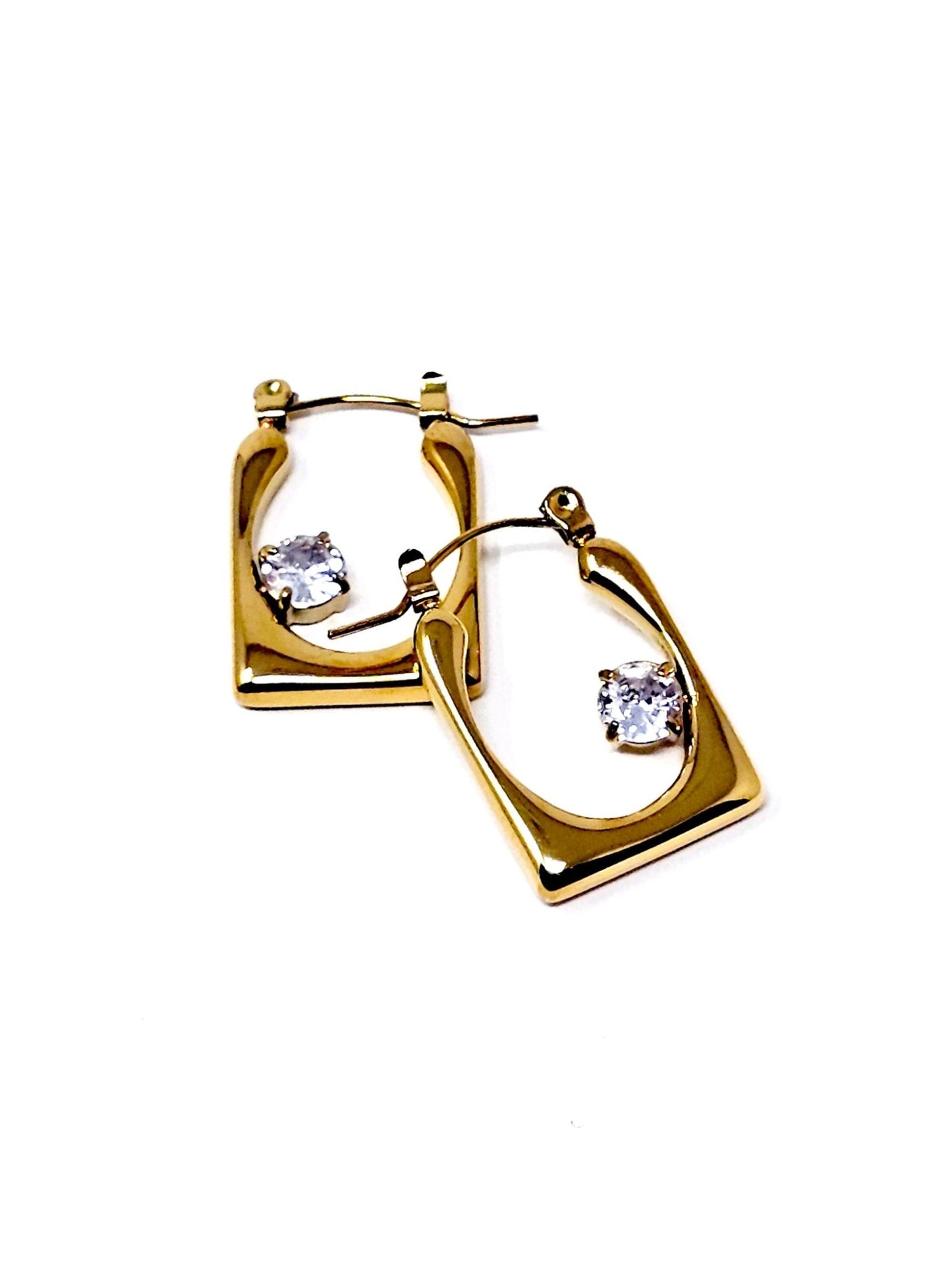 Coppia di Orecchini "Onde" Gold - 333HOPE333