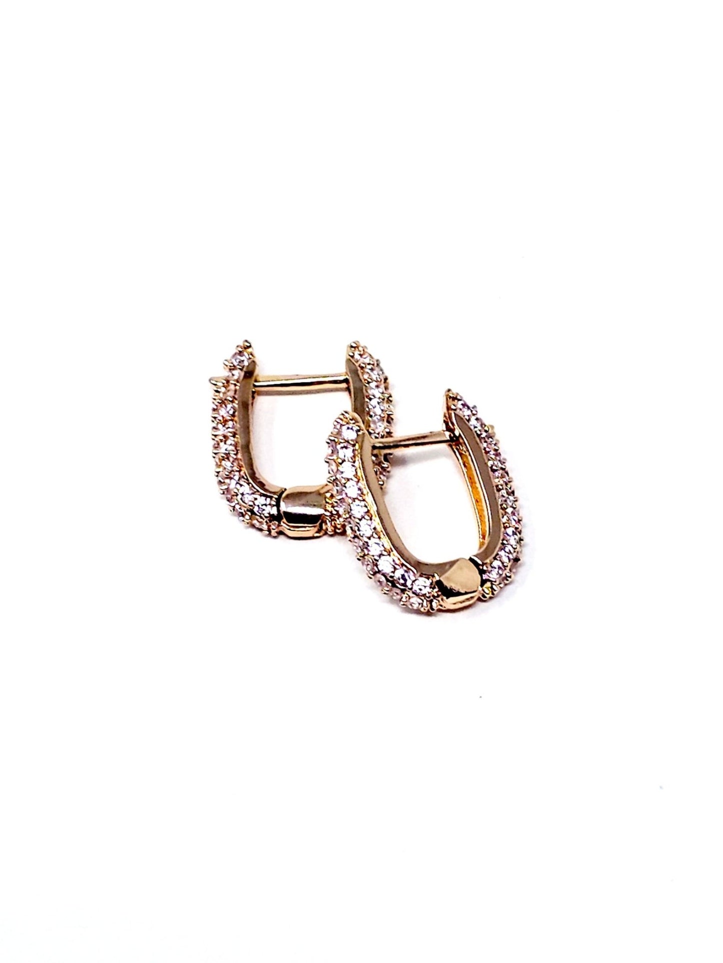 Coppia di Orecchini "Paris Bent Mini" Gold - 333HOPE333