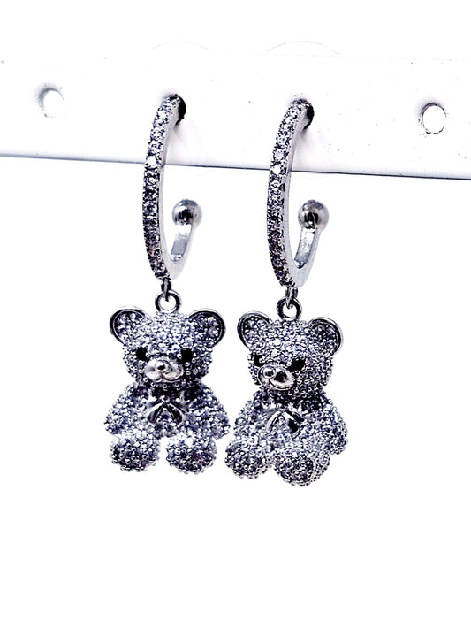 Coppia di Pendenti “Teddy” Silver - 333HOPE333