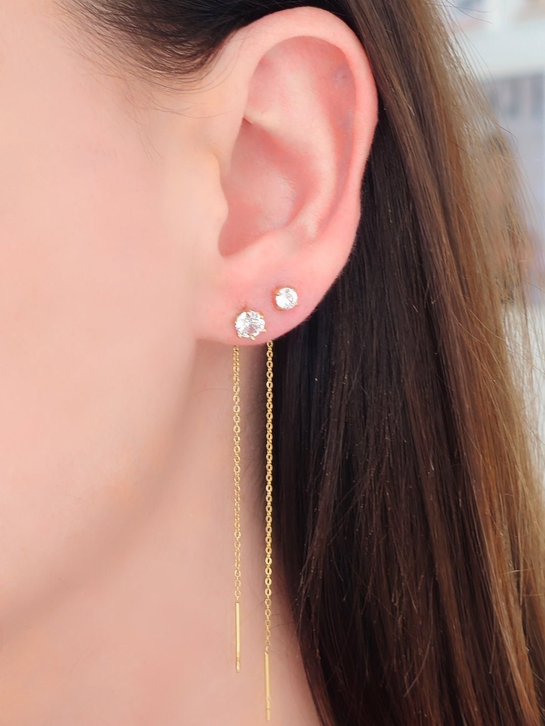 Coppia di Saliscendi "Puntoluce" Gold 5 mm o 3 mm. - 333HOPE333