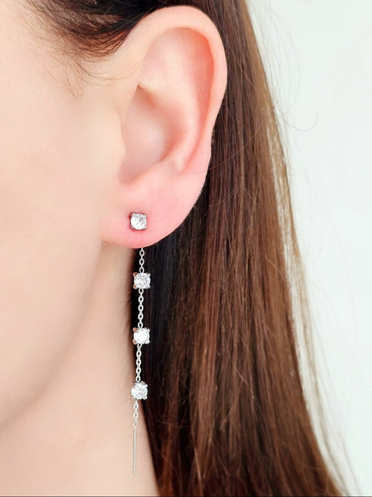 Coppia di Saliscendi "Shine Trail" Silver - 333HOPE333