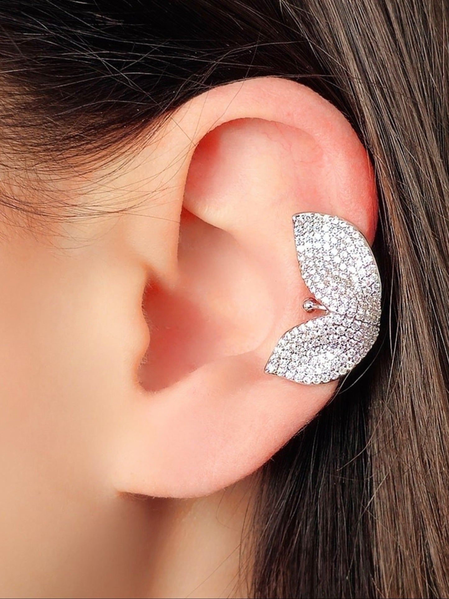 Ear Cuff "Leafs" Silver - 333HOPE333