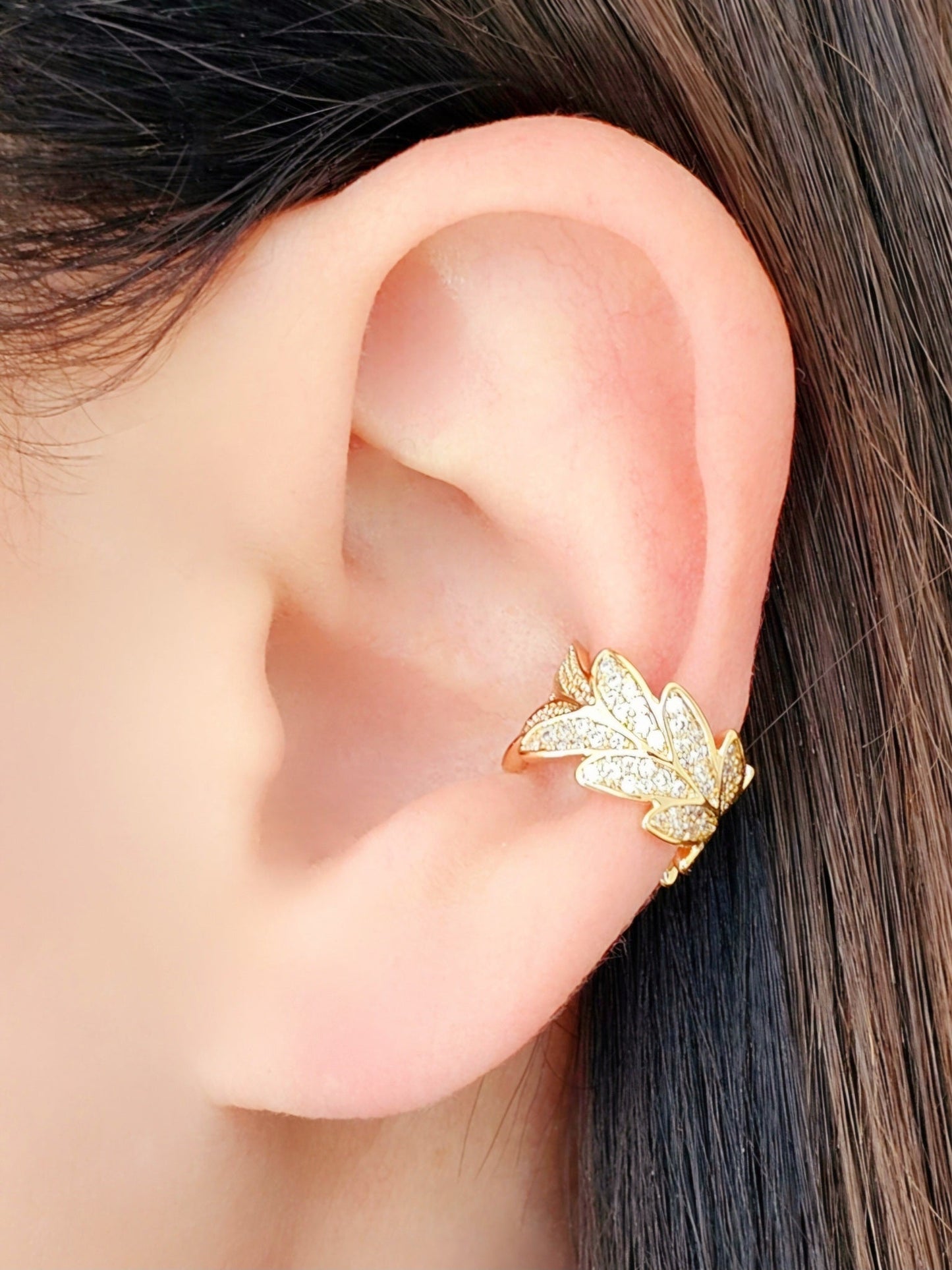 Ear Cuff "Rowan" Gold - 333HOPE333