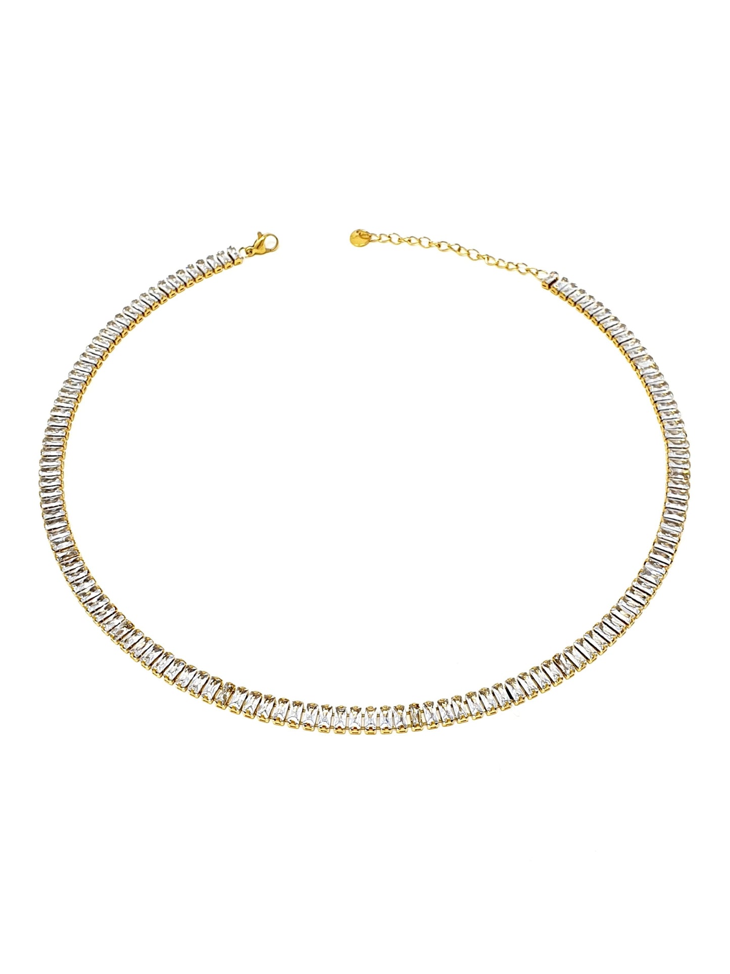 Collana girocollo tennis "Royalty" gold - 333HOPE333