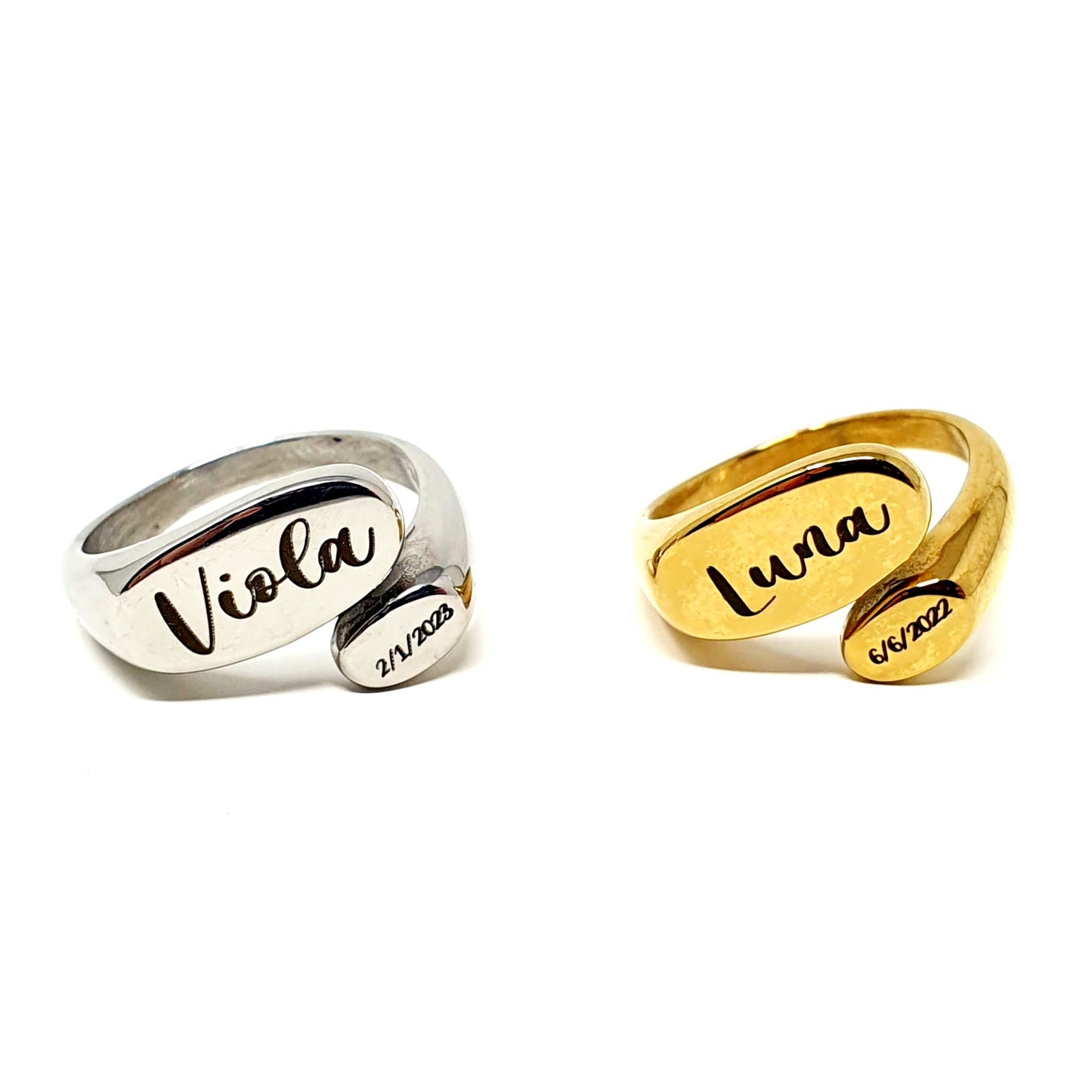 Anello Personalizzato Regolabile "Special" Gold o Silver - 333HOPE333