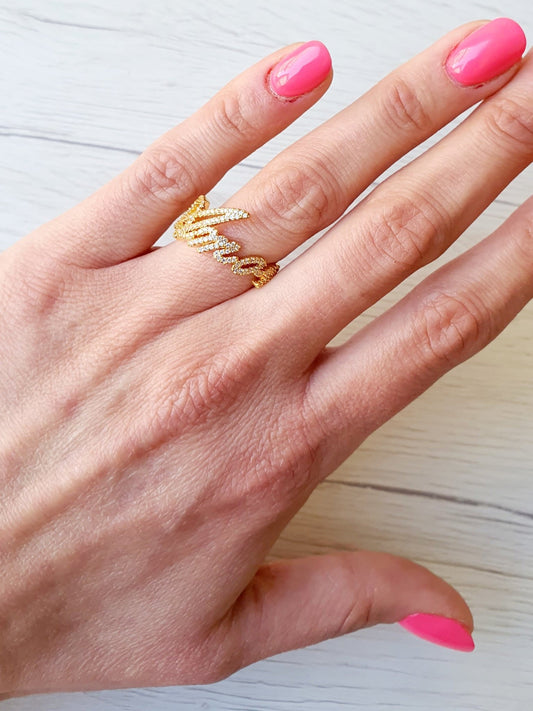 Anello Regolabile "Amore" Gold o Silver - 333HOPE333