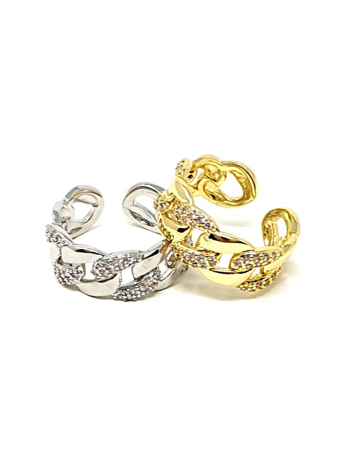 Anello Regolabile "Double Groumette" Gold o Silver - 333HOPE333