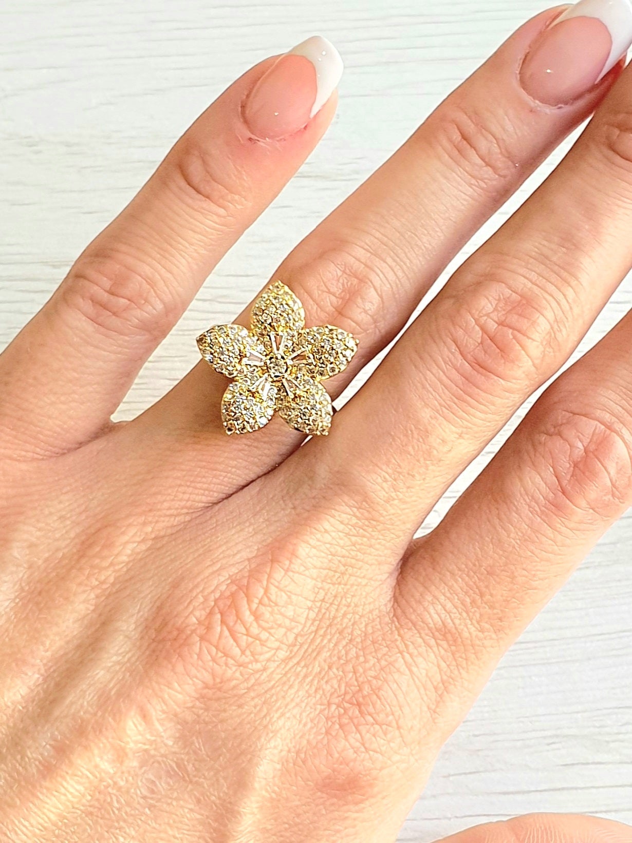 Anello Regolabile "Lily" Gold - 333HOPE333