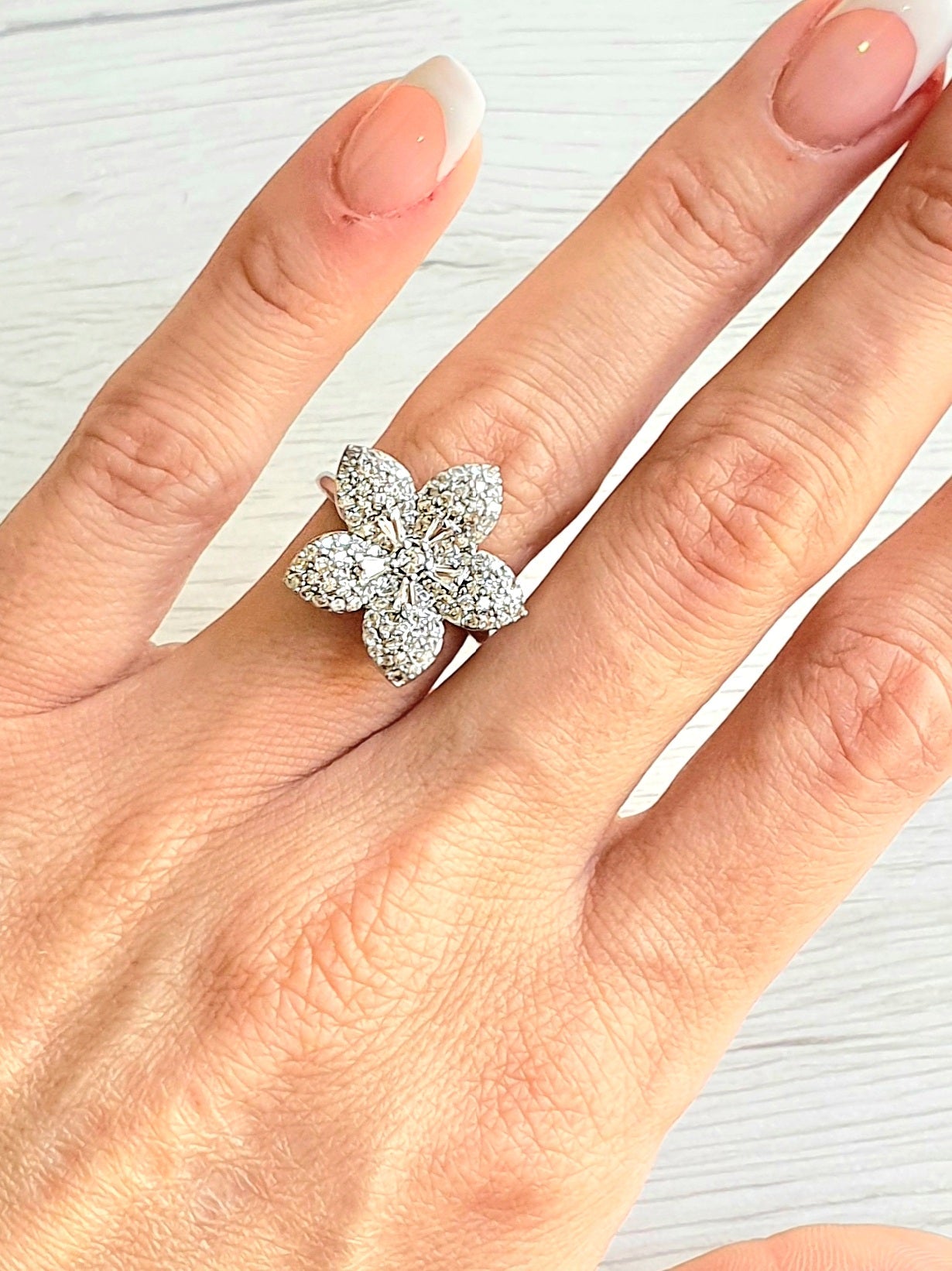 Anello Regolabile "Lily" Silver - 333HOPE333