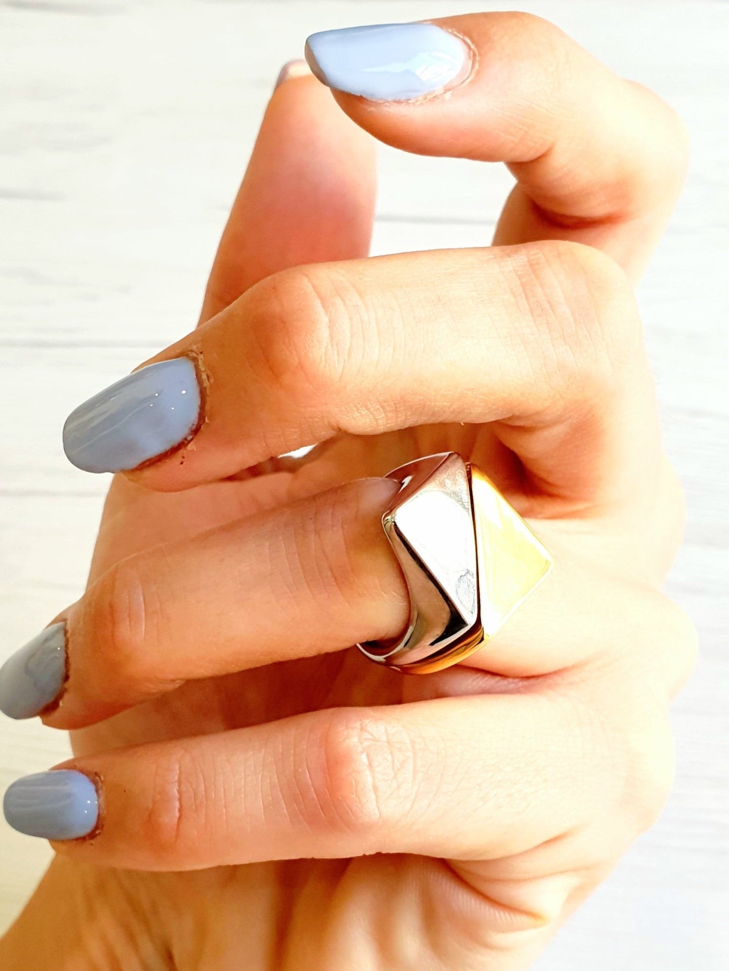 Anello Regolabile "Minimal" Gold - 333HOPE333