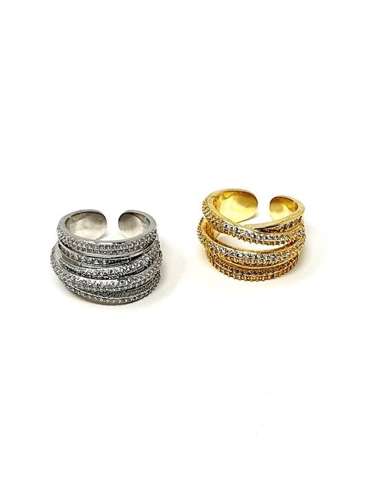 Anello Regolabile "Multi Paris" Gold - 333HOPE333