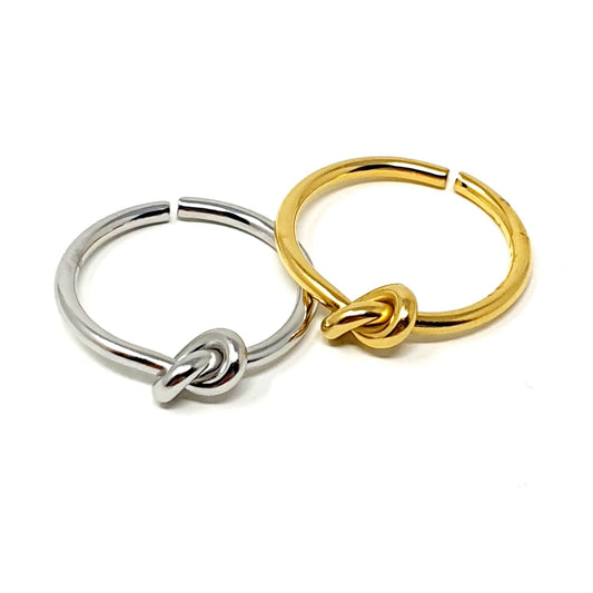 Anello Regolabile "Nodo" Gold o Silver - 333HOPE333