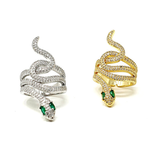 Anello regolabile "Snake" Gold o Silver - 333HOPE333