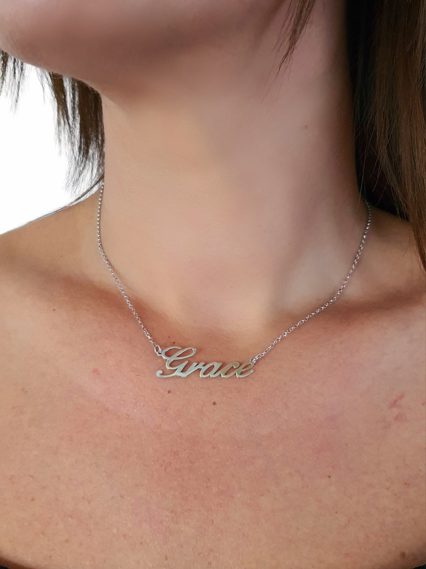ARGENTO 925 - Collana Personalizzata con Nome - 333HOPE333
