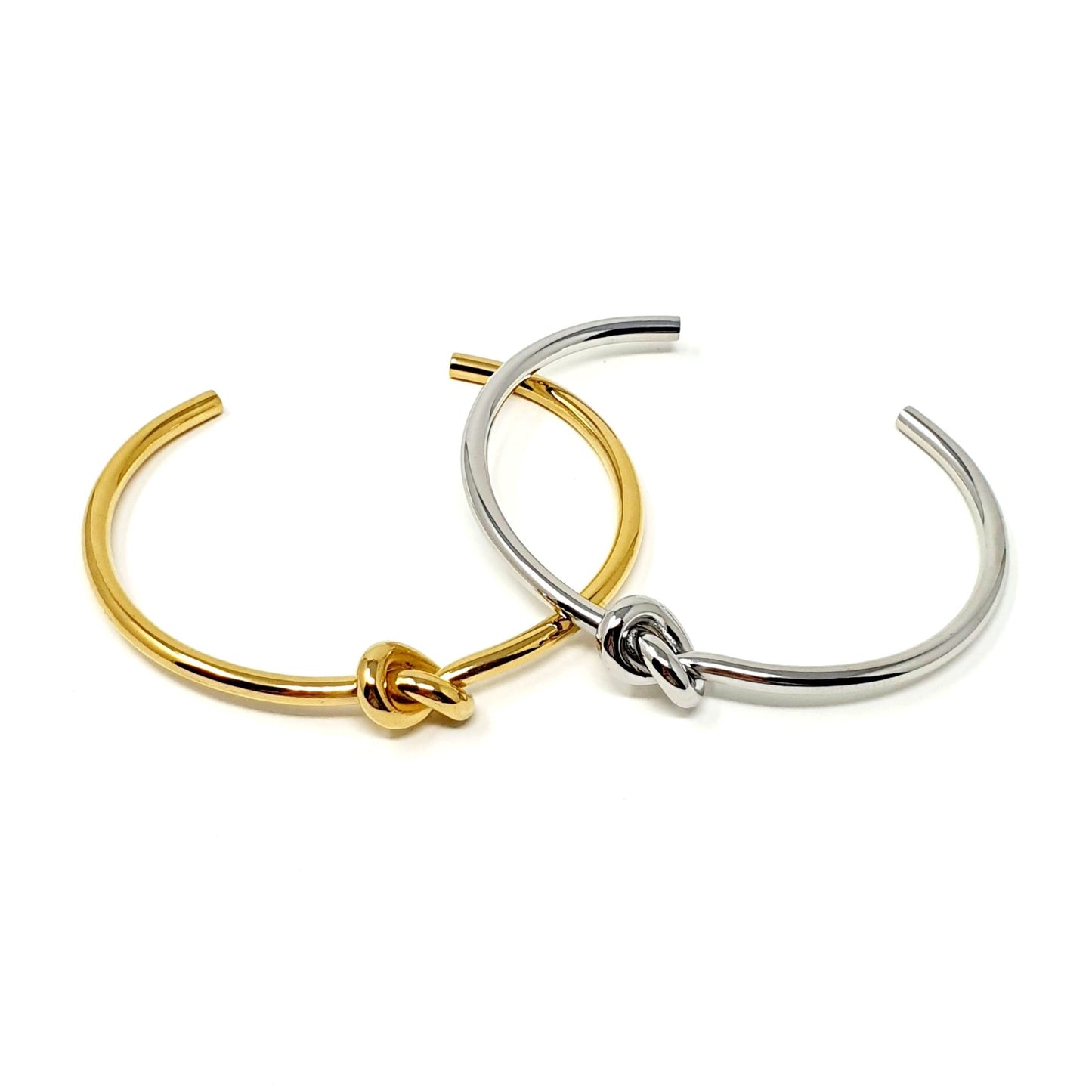 Bracciale bangle "Nodo” Gold o Silver - 333HOPE333