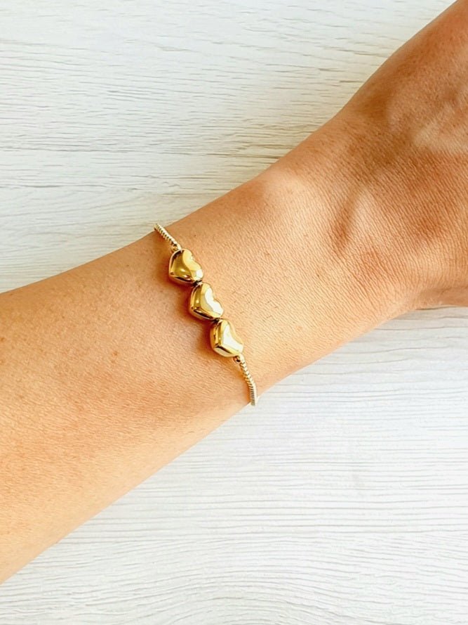 Bracciale Regolabile "Lovesā Gold - 333HOPE333