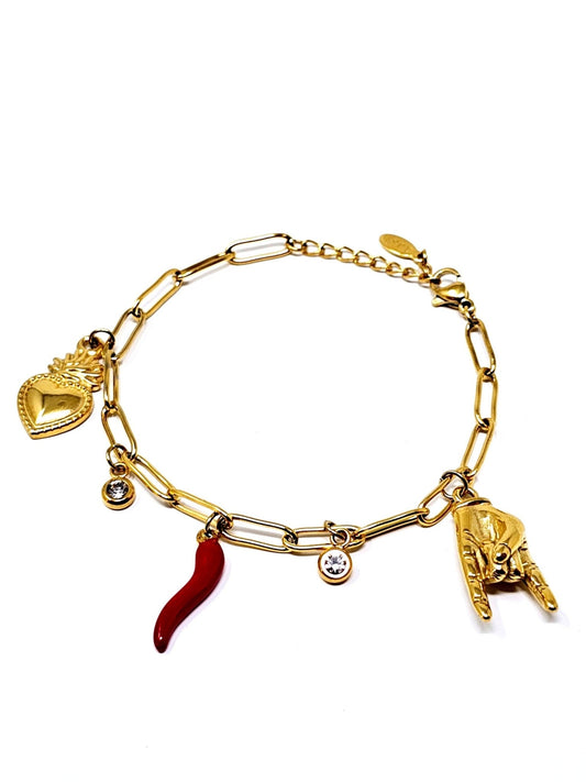 Bracciale “Superstiziosa” Gold - 333HOPE333