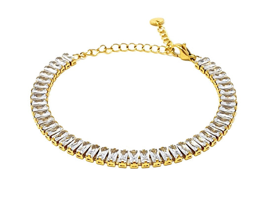 Bracciale tennis "Royalty" gold - 333HOPE333