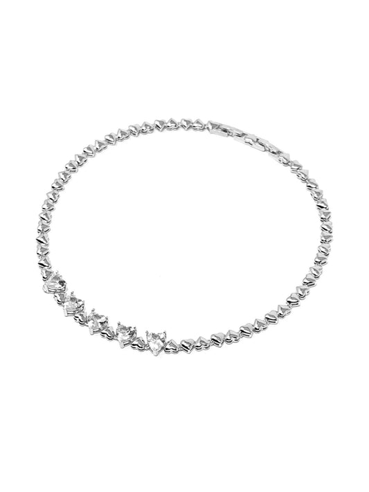 Choker "Cuori Piccoli" Silver - 333HOPE333