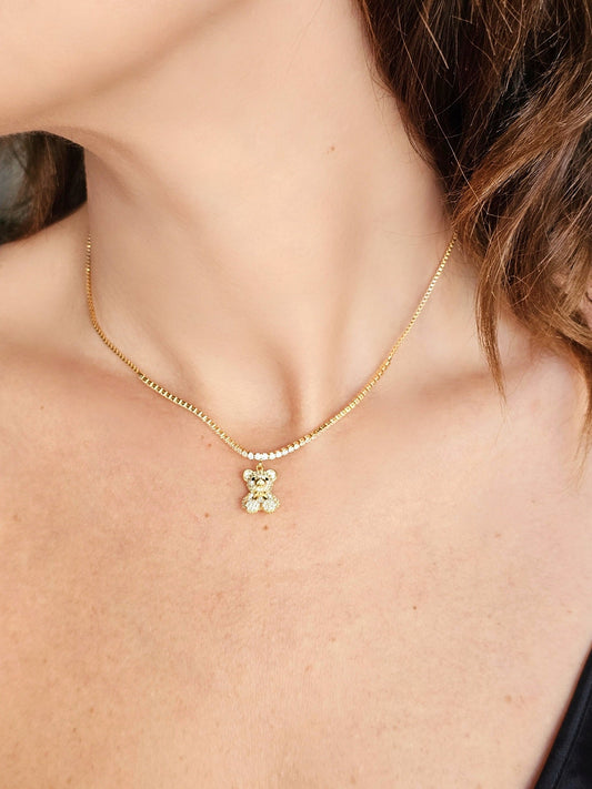 Choker/Girocollo "Teddy Tennis" Gold - 333HOPE333